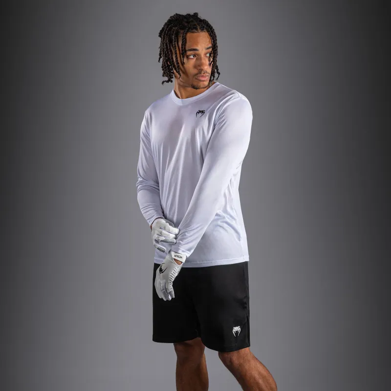 Venum Lineup Personalized Performance Long Sleeve T-Shirt - White/Black - Image 4