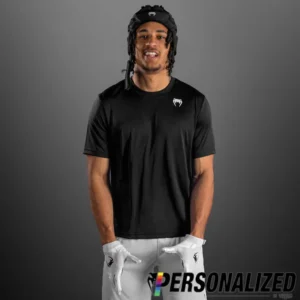 Venum Lineup Personalized Performance Short Sleeve T-Shirt - Black/White