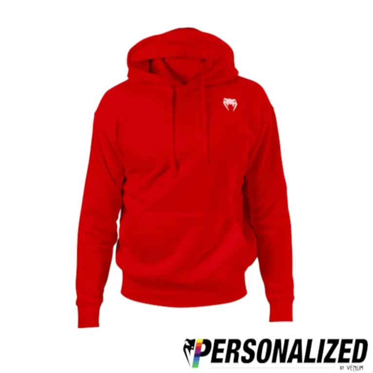 Venum Lineup Personalized Pullover Hoodie Red/White
