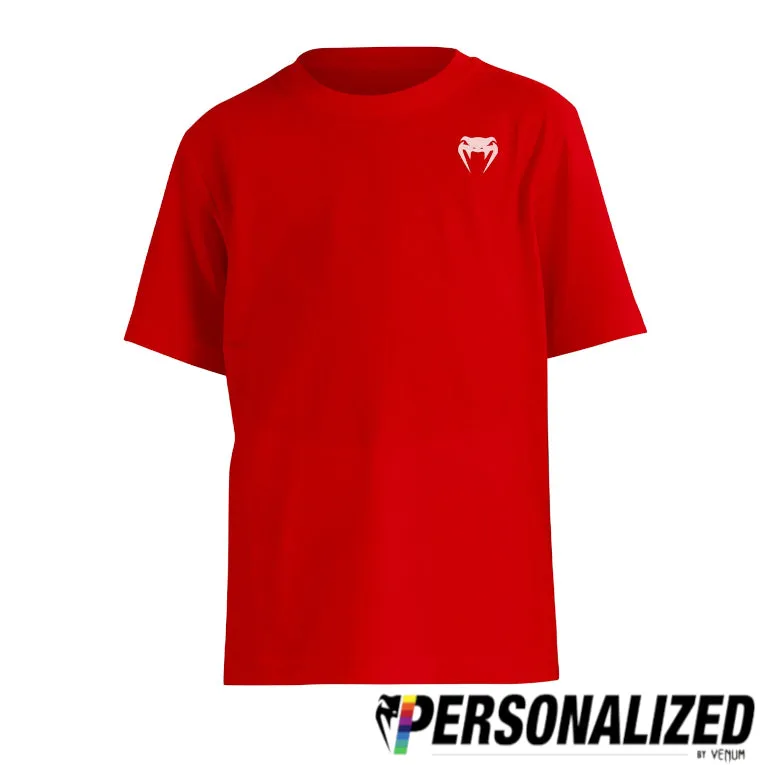 Venum Lineup Personalized Short Sleeve T-Shirt Red/White