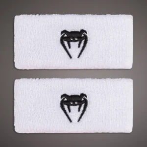 Venum Lineup Wide Bicep Bands - White/Black