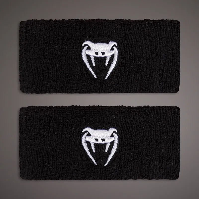 Venum Lineup Wide Bicep Bands - Black/White