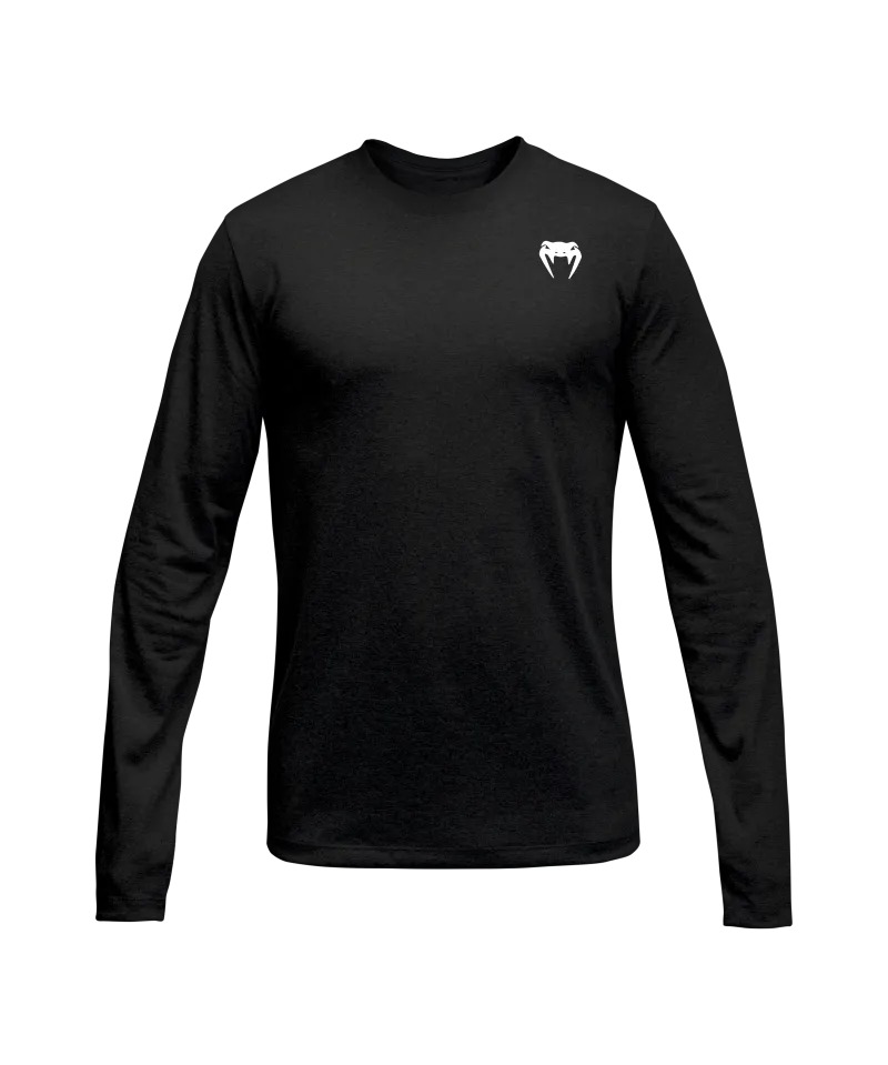 Venum Lineup Youth Performance Long Sleeve T-Shirt - Black/White