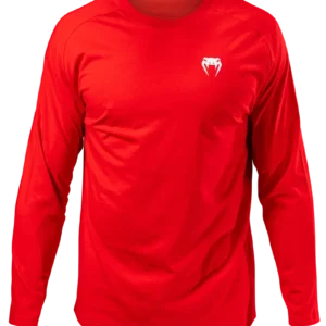 Venum Lineup Youth Performance Long Sleeve T-Shirt Red/White