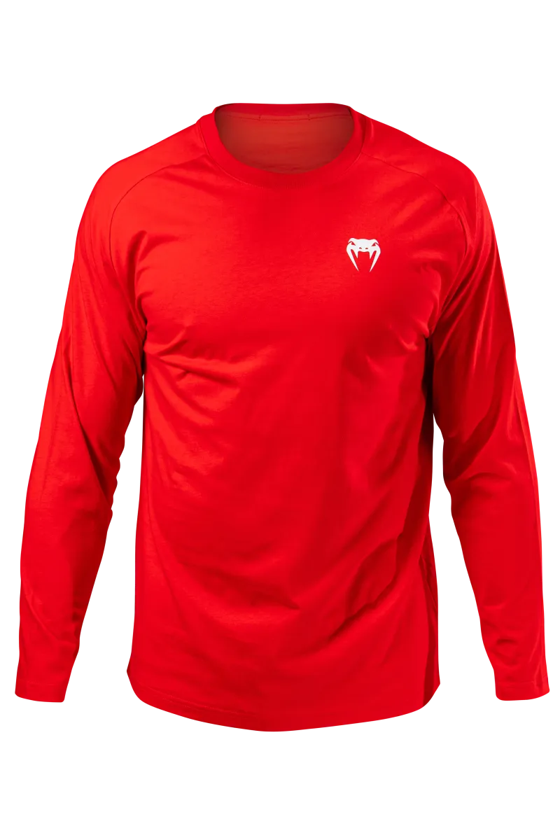 Venum Lineup Youth Performance Long Sleeve T-Shirt Red/White