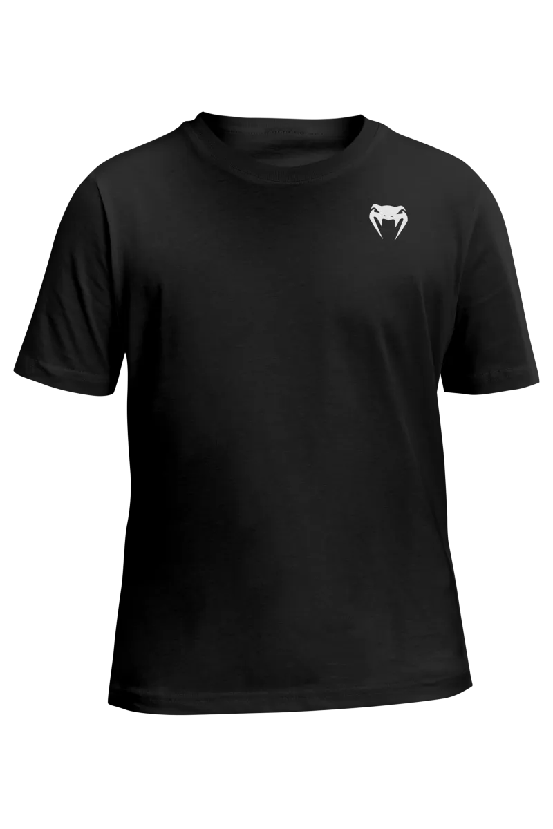 Venum Lineup Youth Performance Short Sleeve T-Shirt - Black/White - Image 5