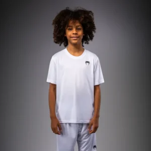 Venum Lineup Youth Performance Short Sleeve T-Shirt - White/Black