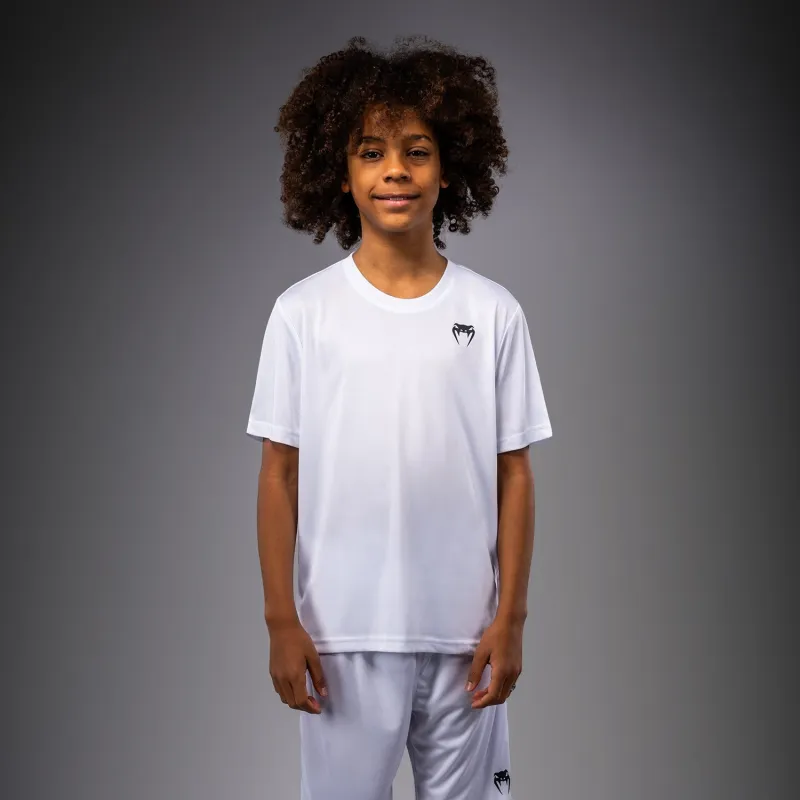 Venum Lineup Youth Performance Short Sleeve T-Shirt - White/Black