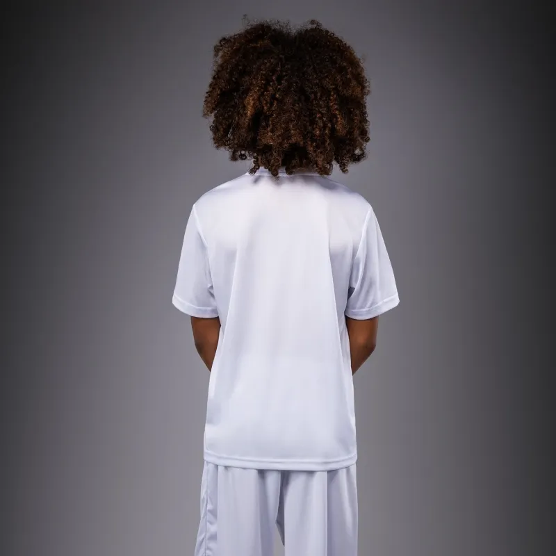 Venum Lineup Youth Performance Short Sleeve T-Shirt - White/Black - Image 3