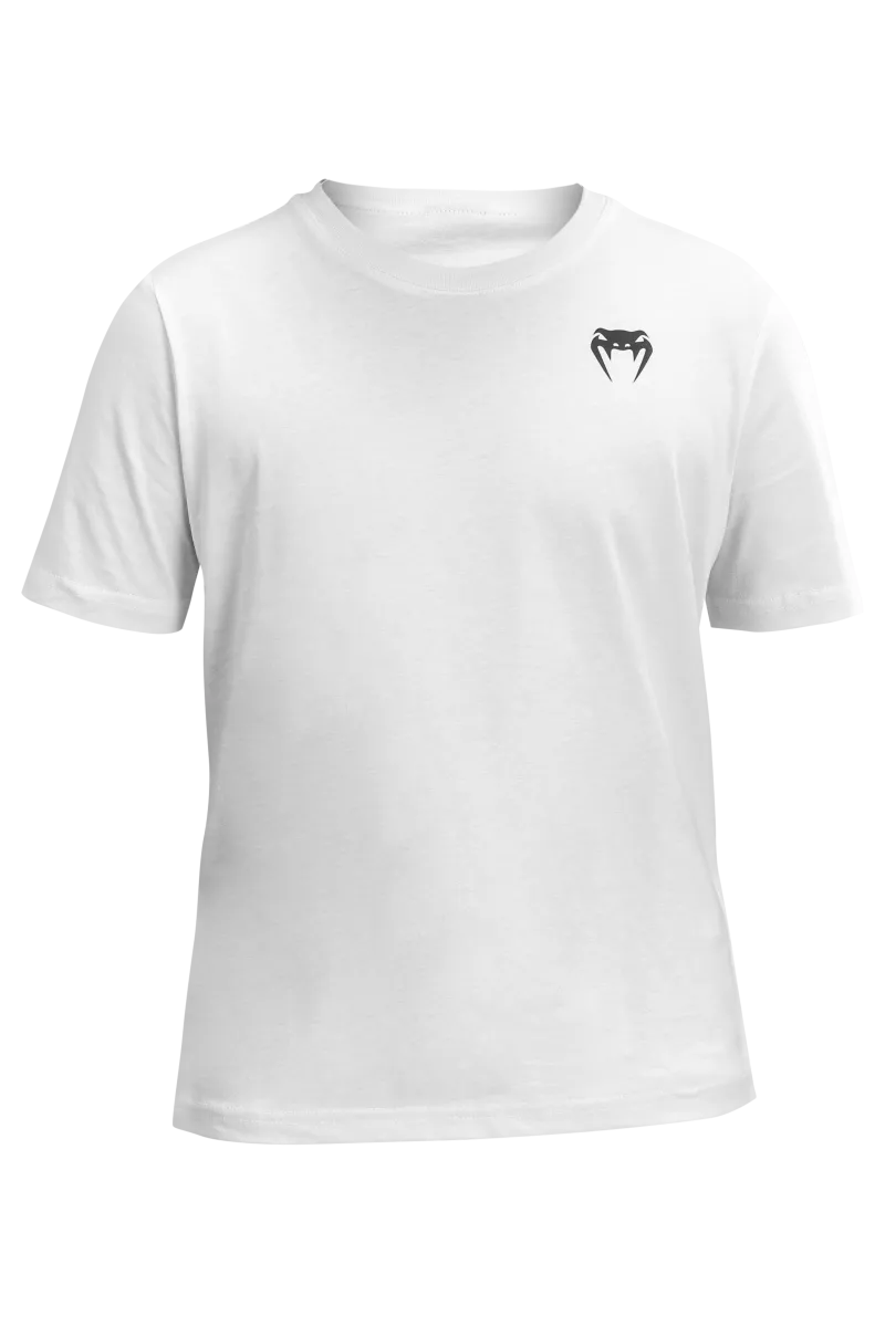 Venum Lineup Youth Performance Short Sleeve T-Shirt - White/Black - Image 5