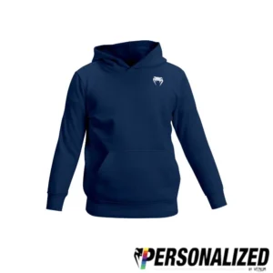 Venum Lineup Youth Personalized Hoodie - Navy Blue/White