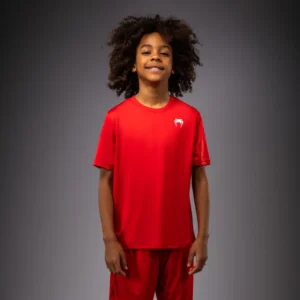 Venum Lineup Youth Performance Short Sleeve T-Shirt Red/White