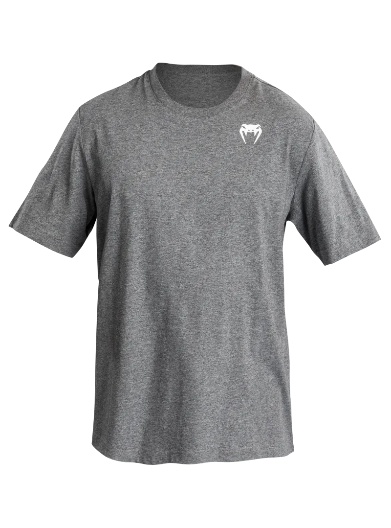 Venum Lineup Youth Short Sleeve T-Shirt - Heather Grey/White