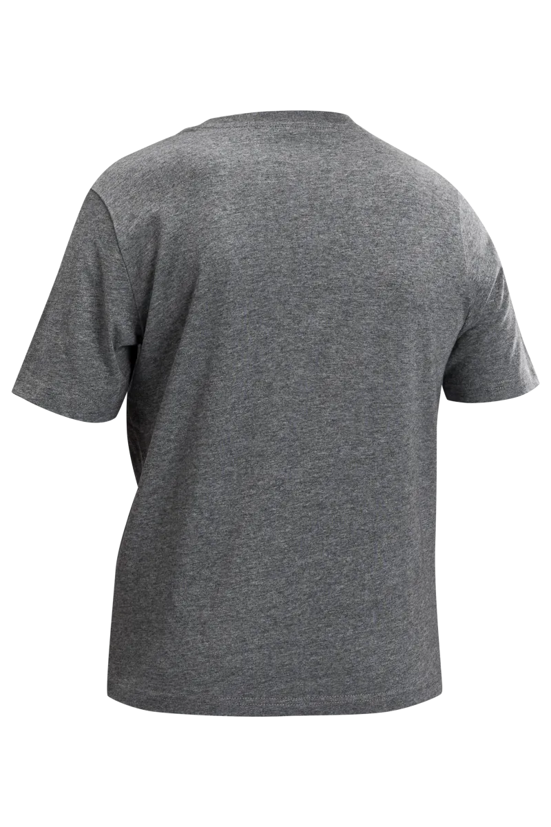 Venum Lineup Youth Short Sleeve T-Shirt - Heather Grey/White - Image 2