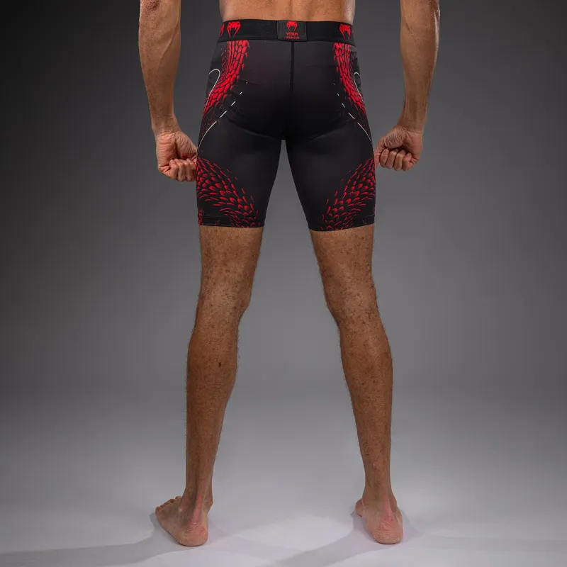 Venum Matupa Vale Tudo Shorts - Black/Red/Silver - Image 4