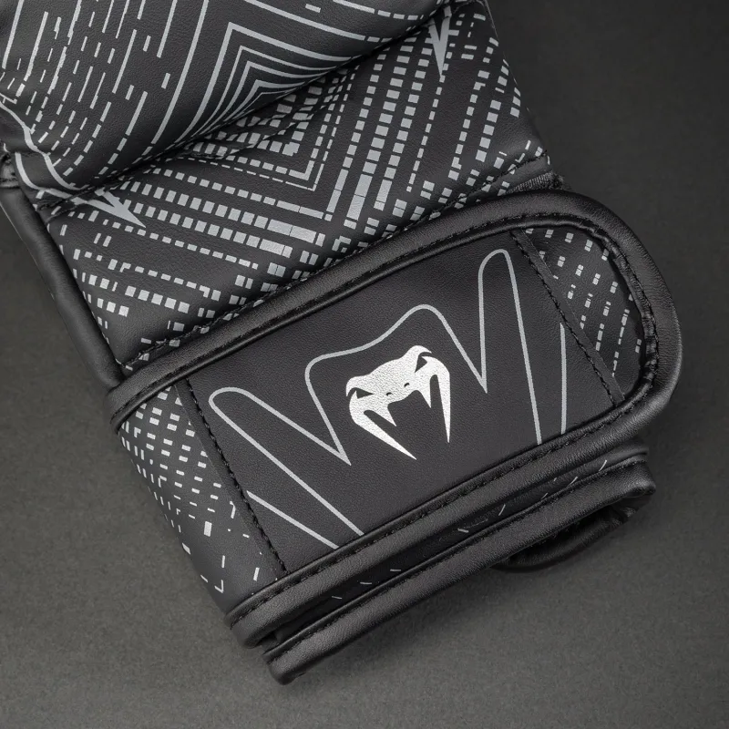 Venum Midnight Fury Sparring Gloves - Black/Grey/Silver - Image 3