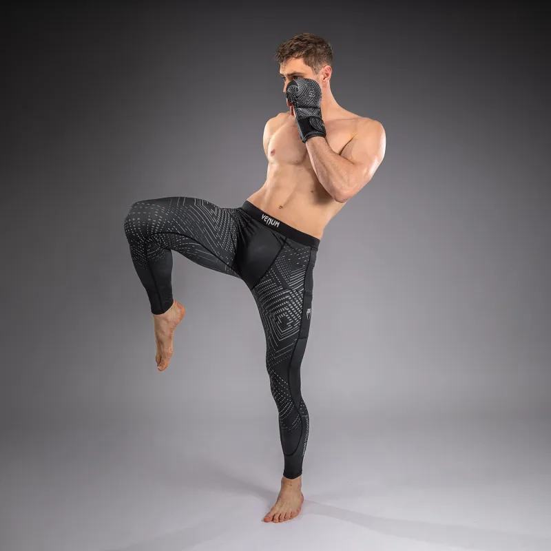 Venum Midnight Fury Spats - Black/Grey/Silver - Image 3