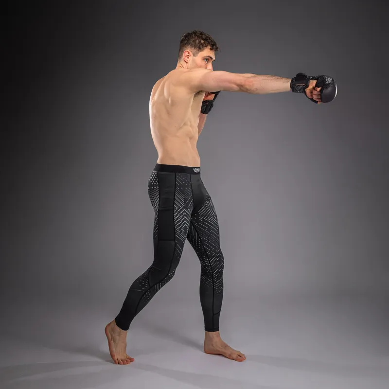 Venum Midnight Fury Spats - Black/Grey/Silver - Image 4
