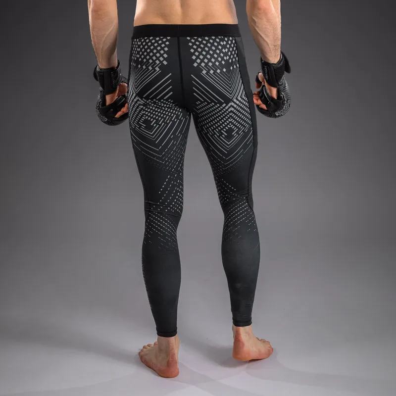 Venum Midnight Fury Spats - Black/Grey/Silver - Image 5