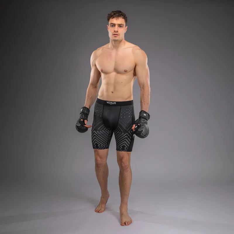 Venum Midnight Fury Vale Tudo Shorts - Black/Grey/Silver - Image 2