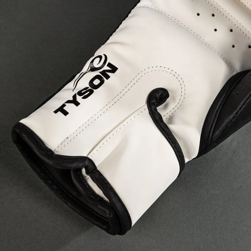 Venum Mike Tyson Replica Boxing Gloves - Deep Black/Optical White - Image 5