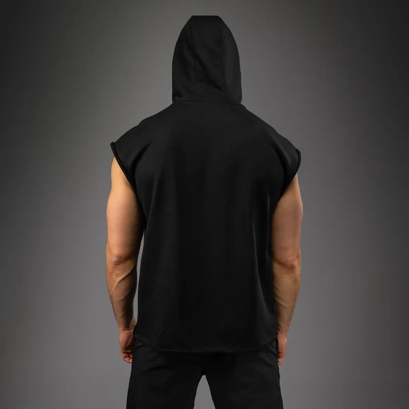 Venum Muay Thai VT Sleeveless Hoodie - Black/White - Image 3