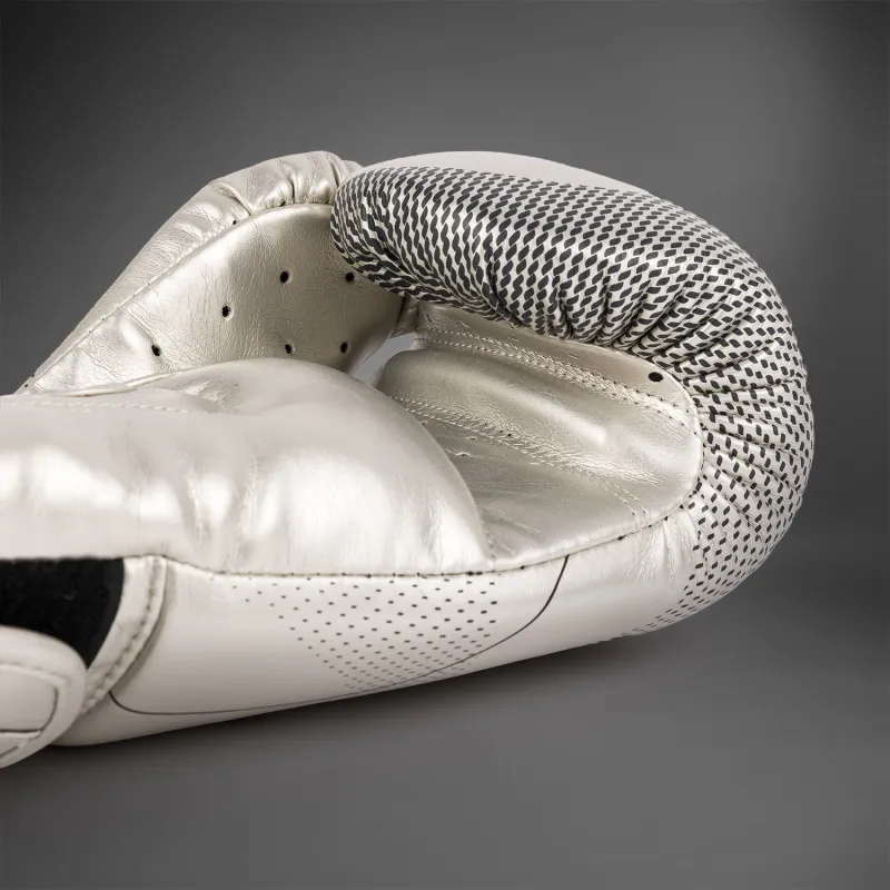 Venum Nexus Boxing Gloves - Silver/Black - Image 5