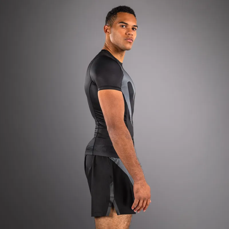 Venum No Gi Rashguards - Black/ Silver Grey - Image 2