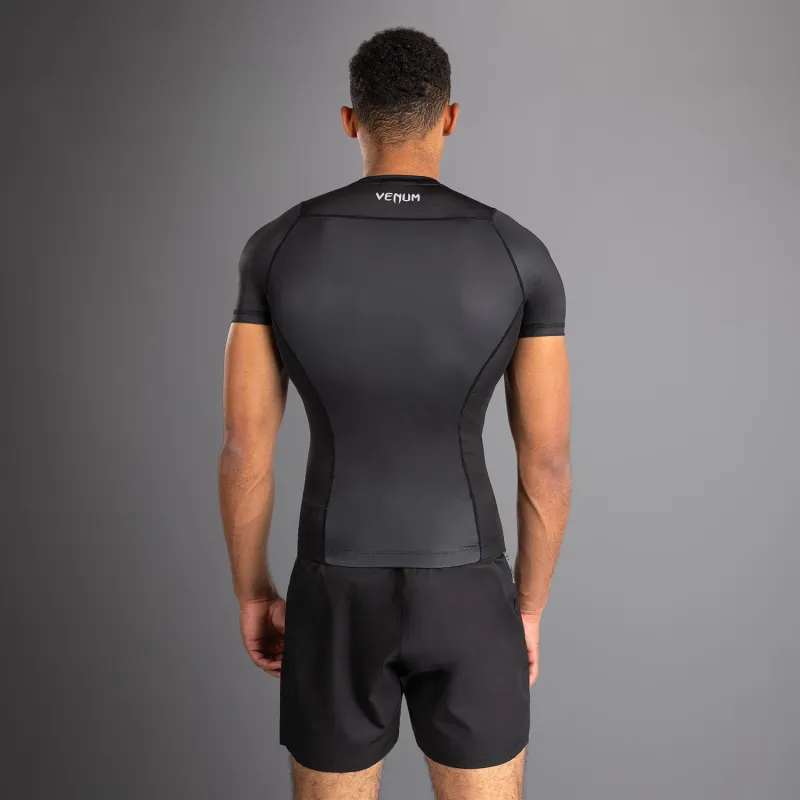 Venum No Gi Rashguards - Black/ Silver Grey - Image 3