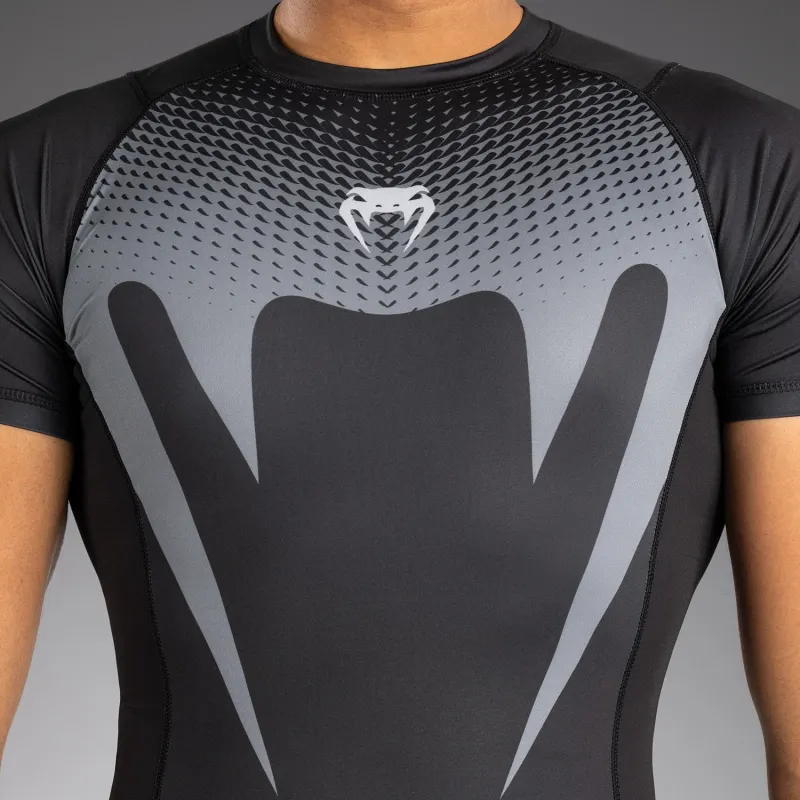 Venum No Gi Rashguards - Black/ Silver Grey - Image 4