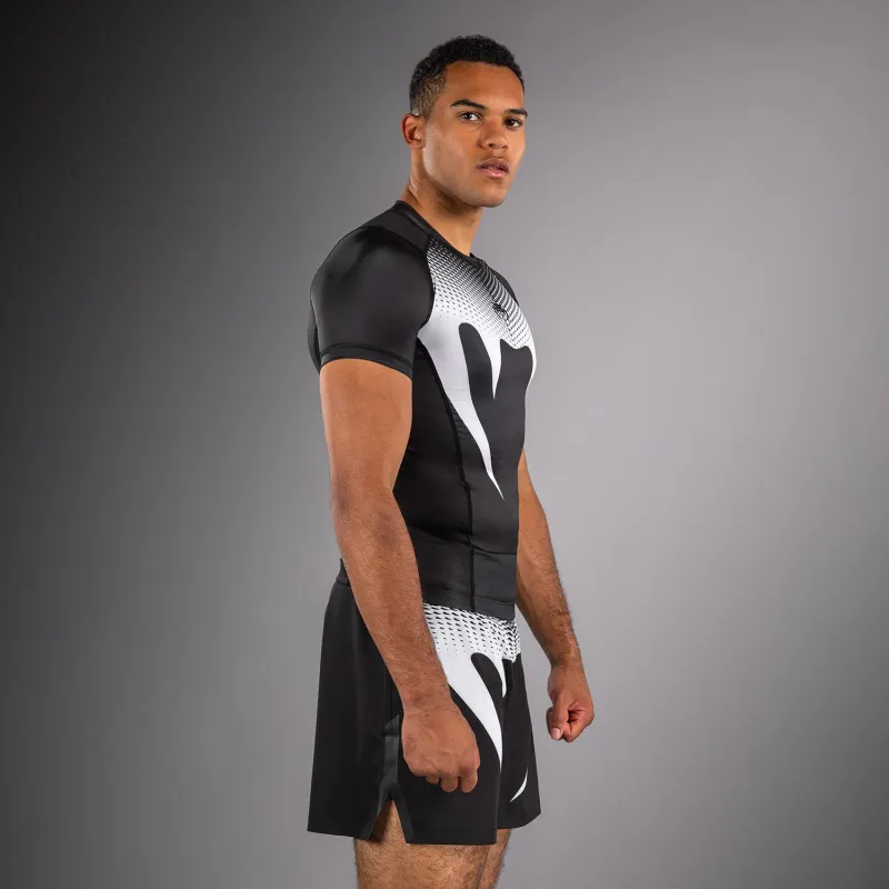 Venum No Gi Rashguards - Black/White - Image 2