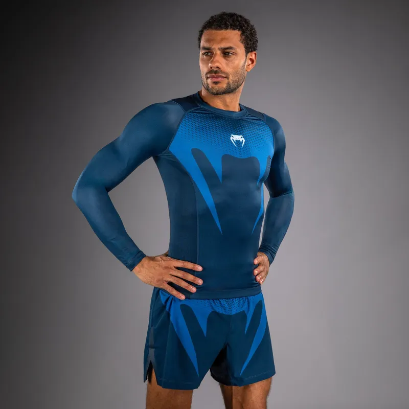 Venum No Gi Rashguards - Indigo - Image 2