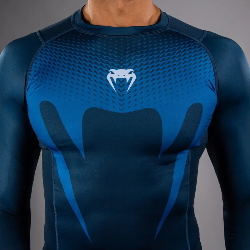 Venum No Gi Rashguards - Indigo - Image 4