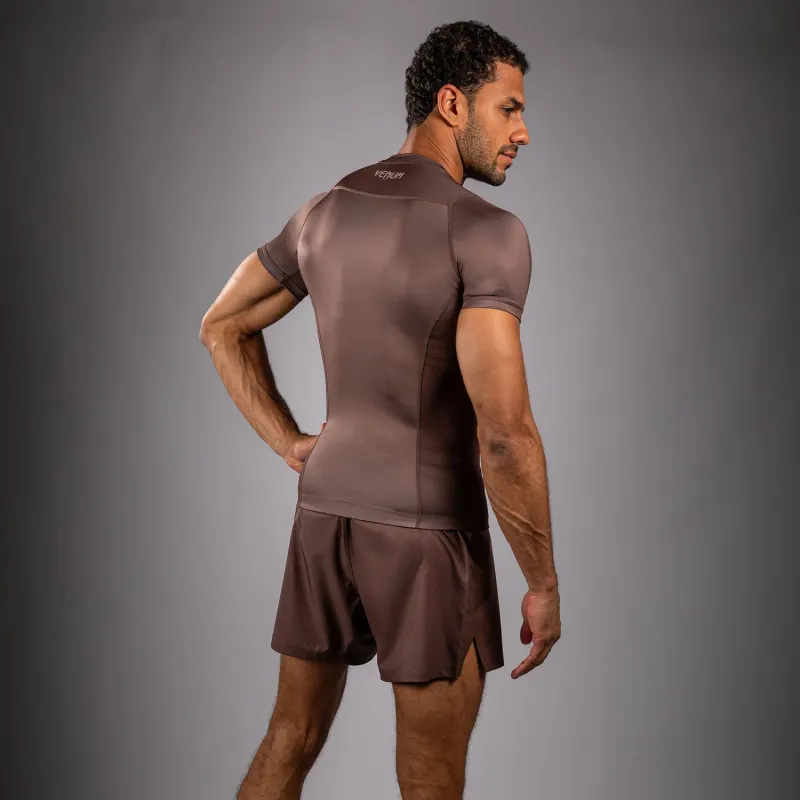 Venum No Gi Rashguards - Chocolate Brown - Image 3