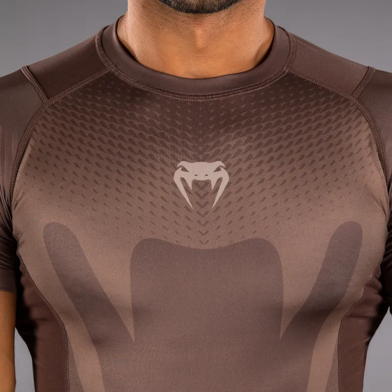 Venum No Gi Rashguards - Chocolate Brown - Image 5