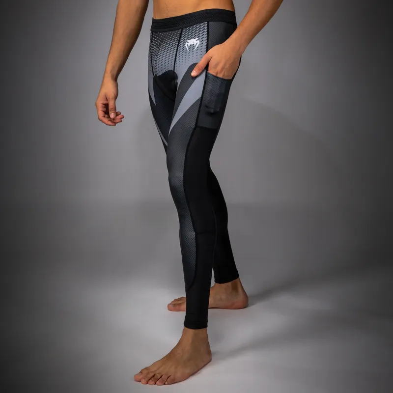 Venum No Gi Spats - Black/ Silver Grey - Image 2