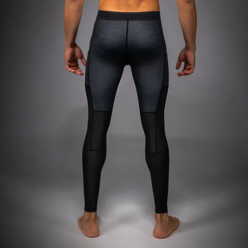 Venum No Gi Spats - Black/ Silver Grey - Image 3