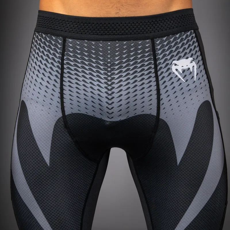 Venum No Gi Spats - Black/ Silver Grey - Image 4