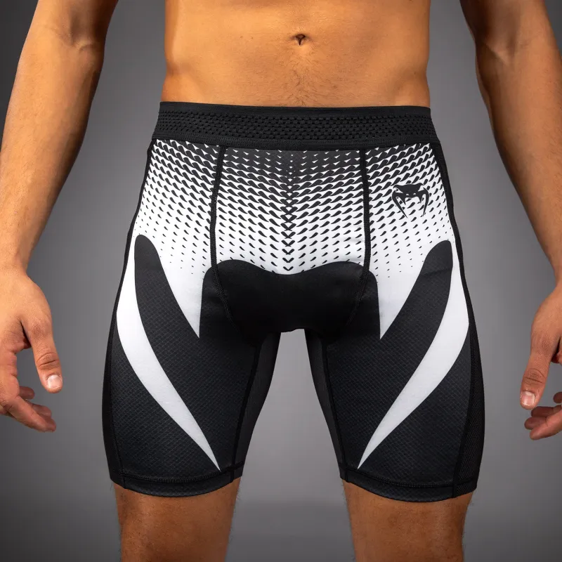 Venum No Gi Vale Tudo Shorts - Black/White - Image 2