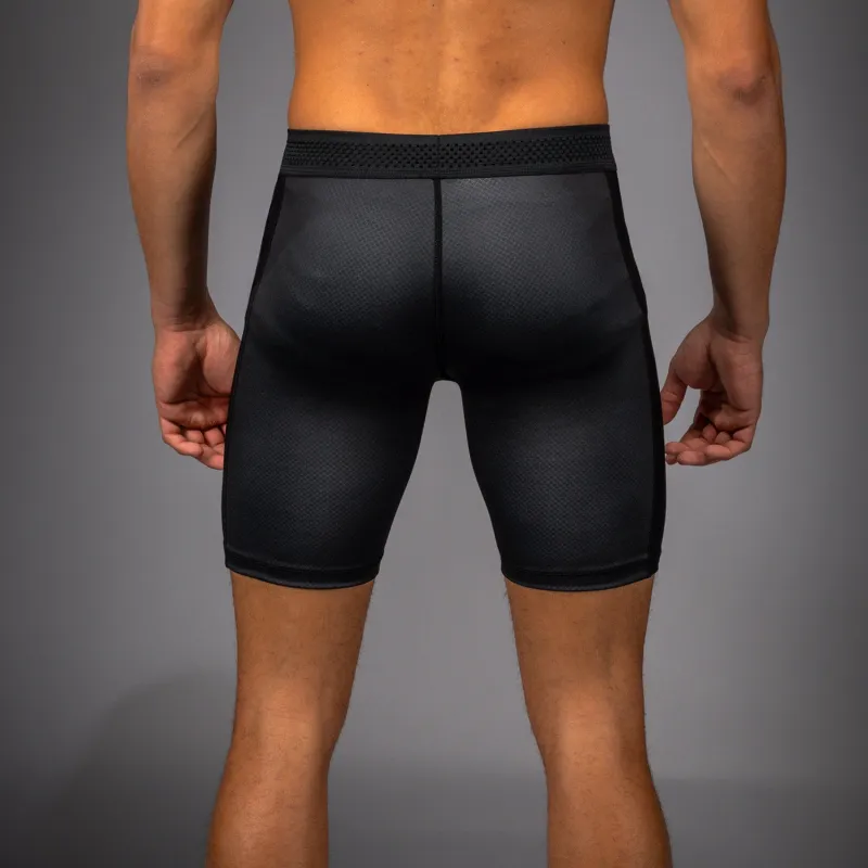 Venum No Gi Vale Tudo Shorts - Black/White - Image 5