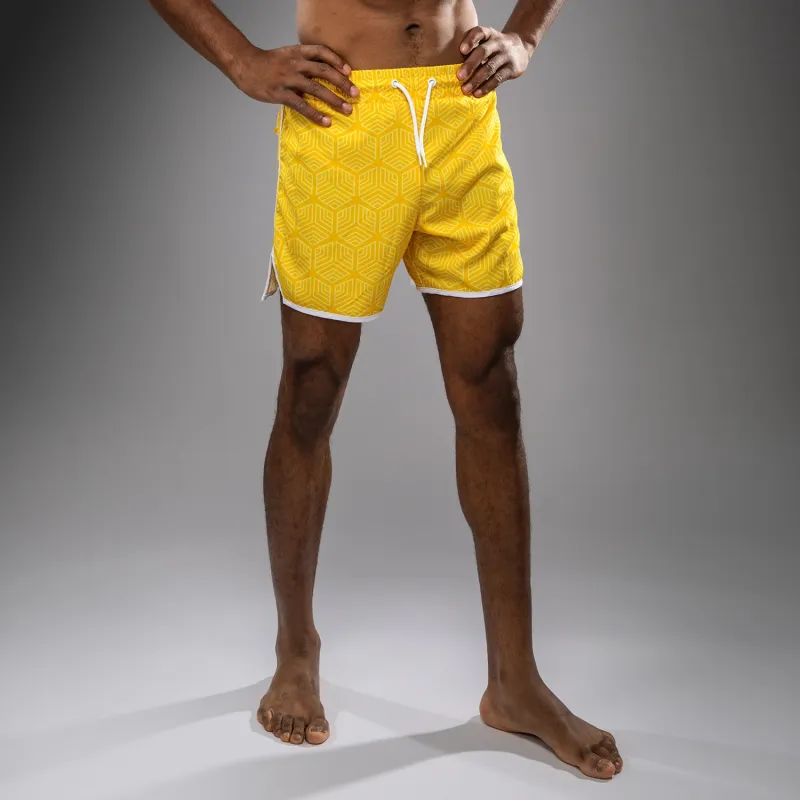 Venum Octane Board Shorts - Vibrant Yellow - Image 2