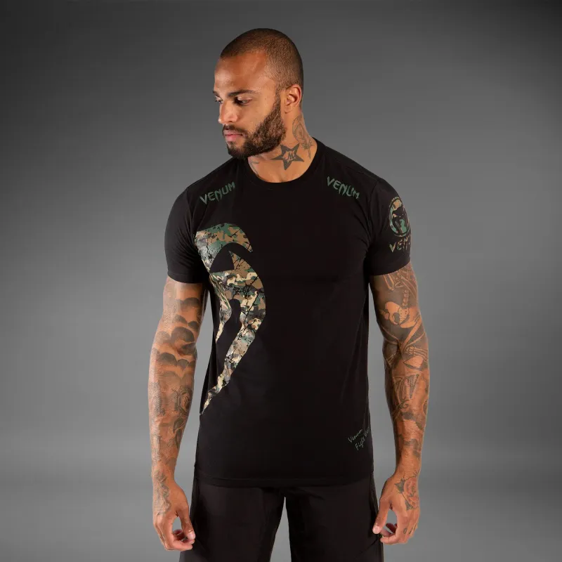 Venum Original Giant T-Shirt - Black/Forest-Camo