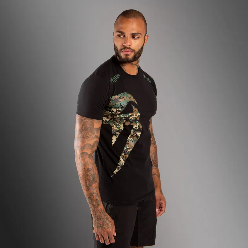 Venum Original Giant T-Shirt - Black/Forest-Camo - Image 4