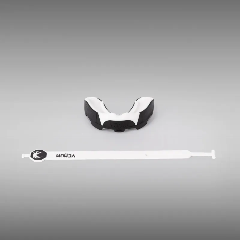 Venum Predator Mouthguard Strap/Straples - Black/White - Image 2