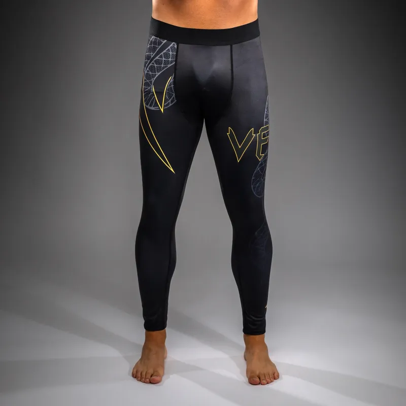 Venum Serpenti Spats - Black/Silver/Gold - Image 2