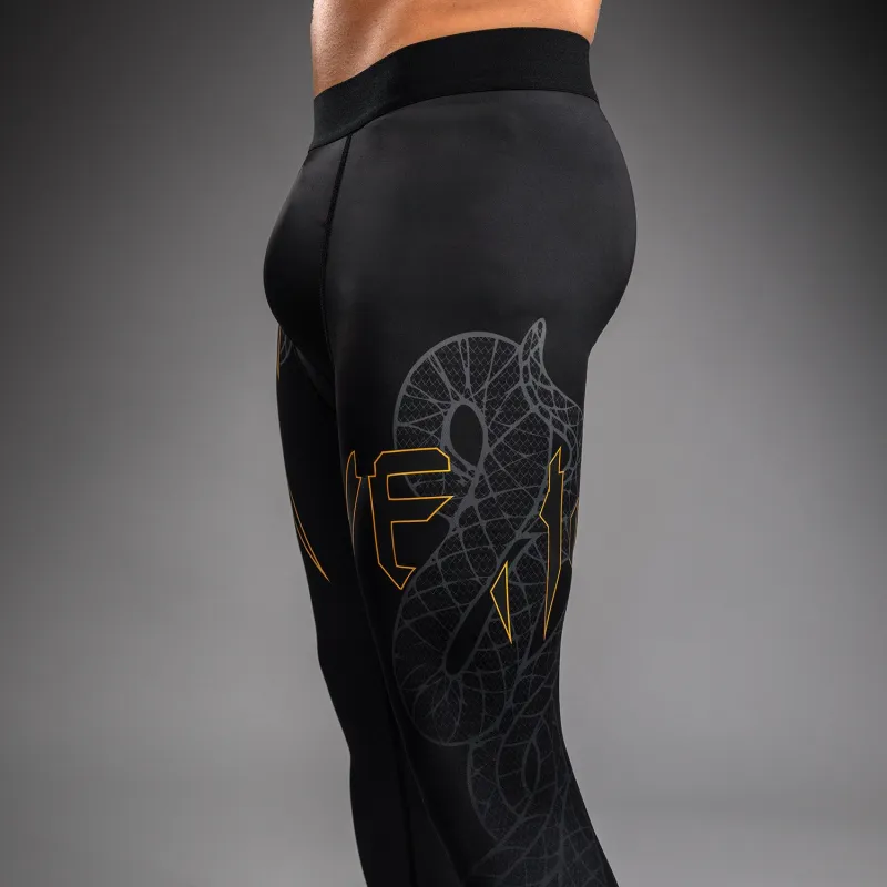 Venum Serpenti Spats - Black/Silver/Gold - Image 5
