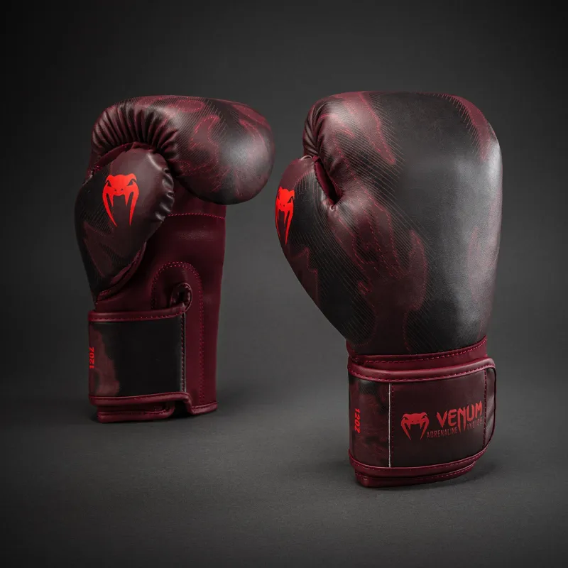 Venum Spectre Boxing Gloves - Black/Red - Image 2