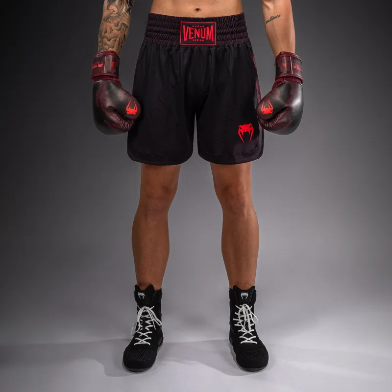 Venum Spectre Boxing Shorts - Black/Red