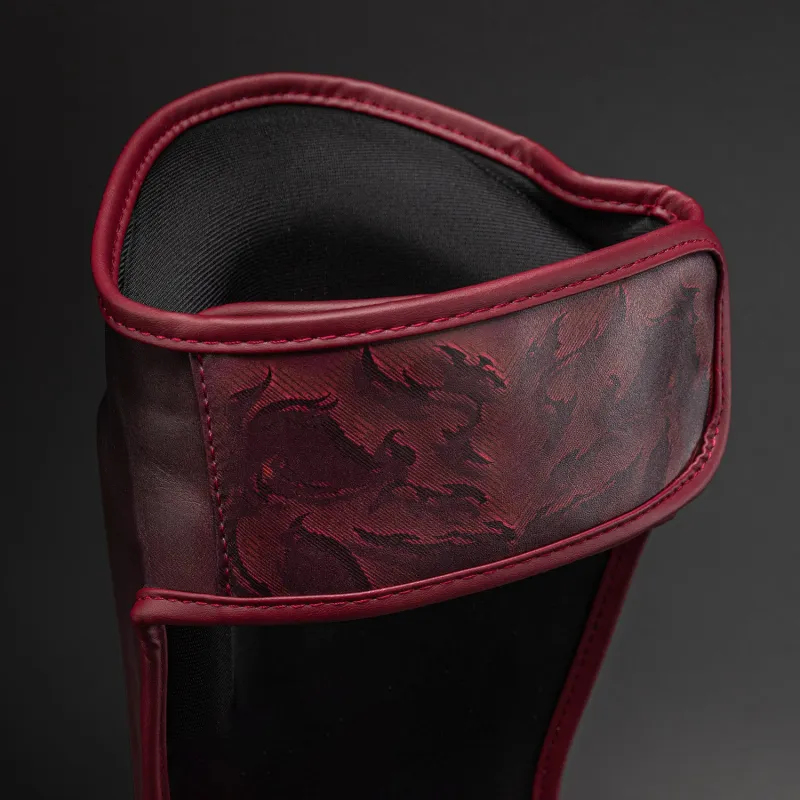 Venum Spectre Shin Guards - Black/Red - Image 3