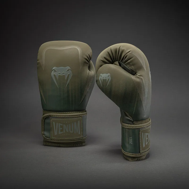 Venum Stealth Boxing Gloves - Khaki/Dark Green